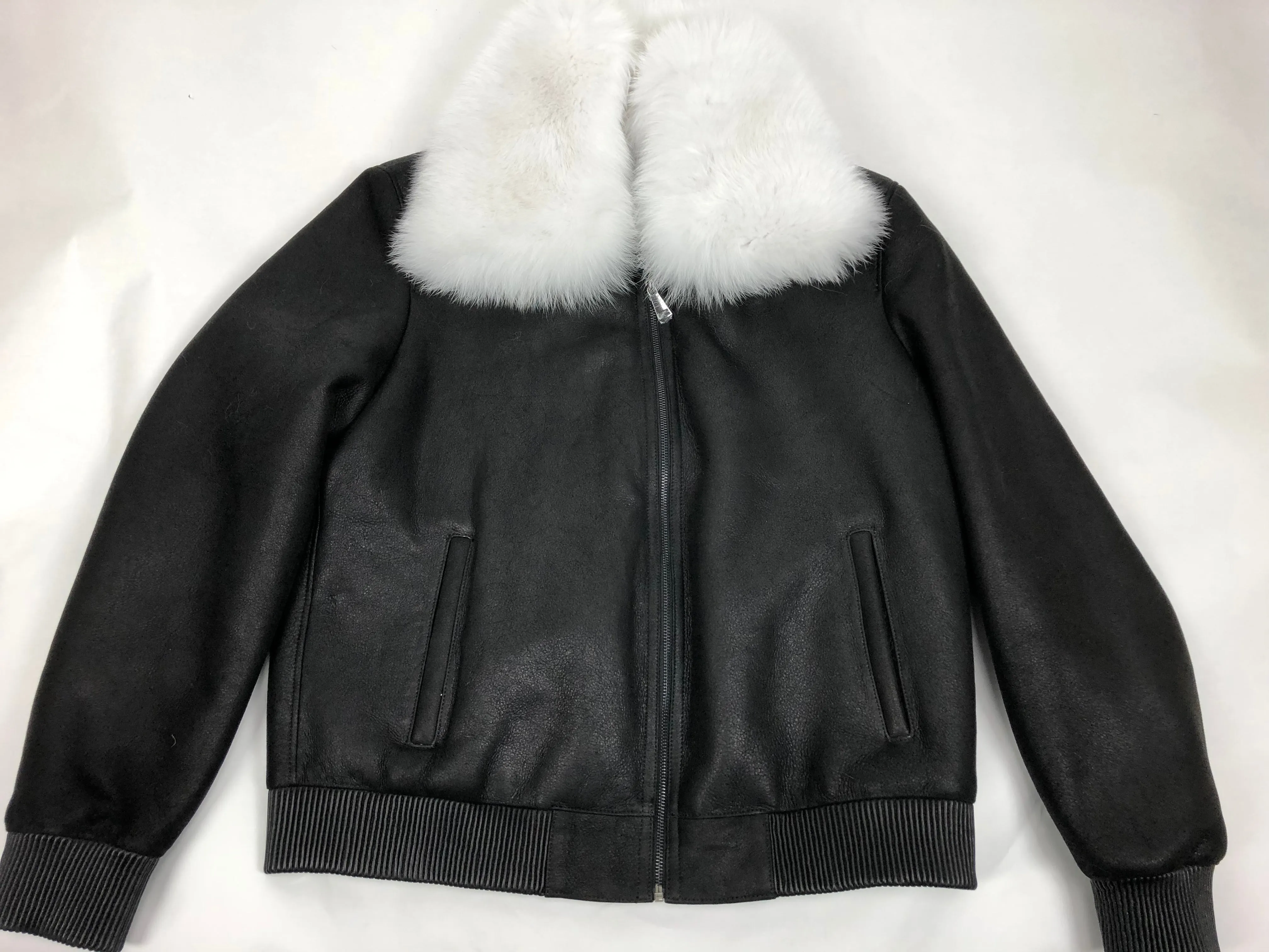 Men's Shearling Baseball Jacket