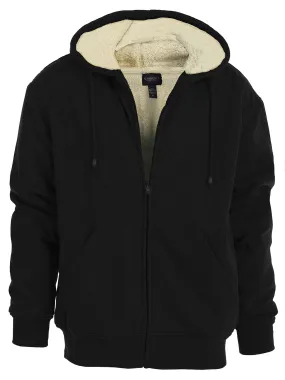 Men's Sherpa Lined Fleece Jacket