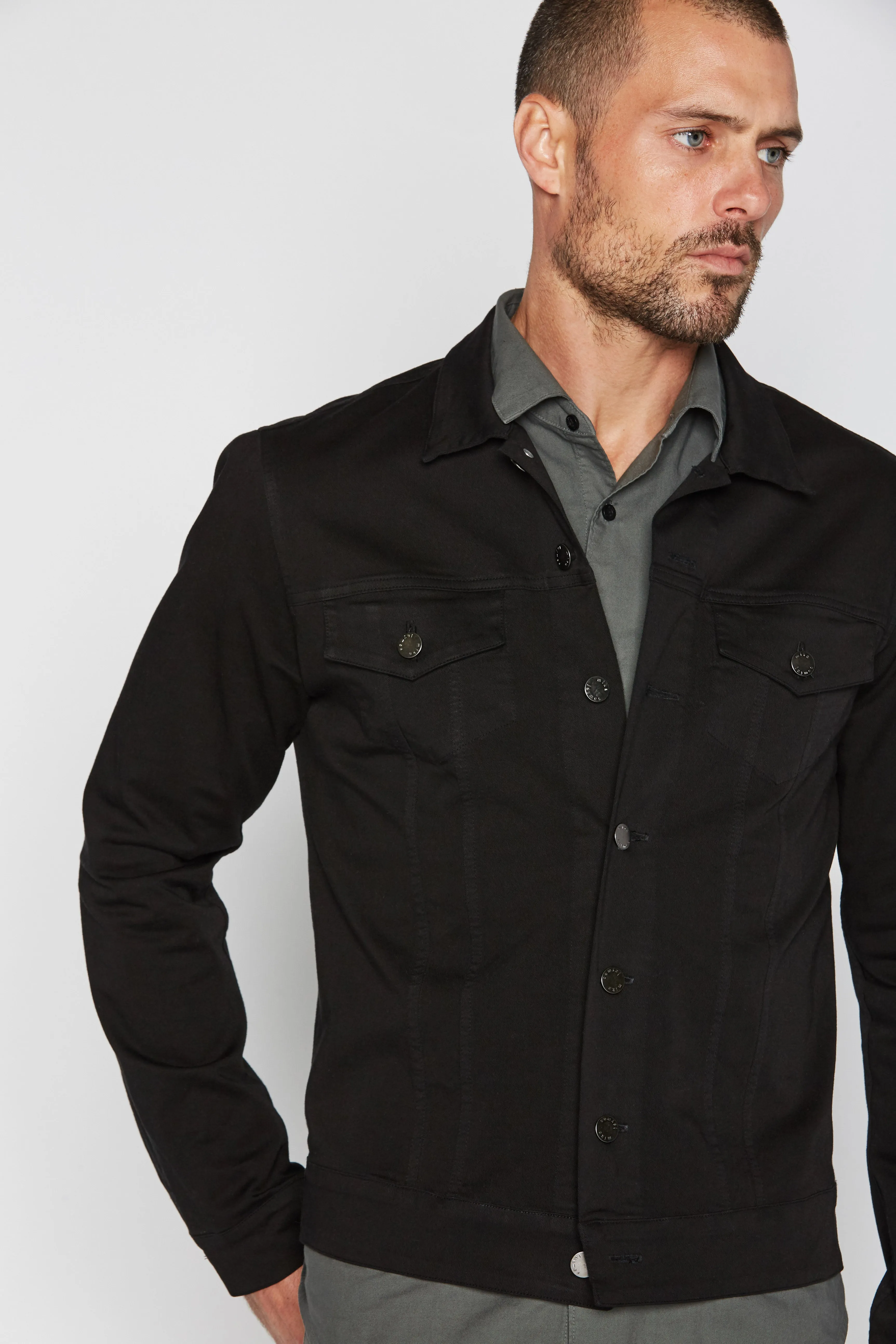 Men's Slim Fit Twill Jacket