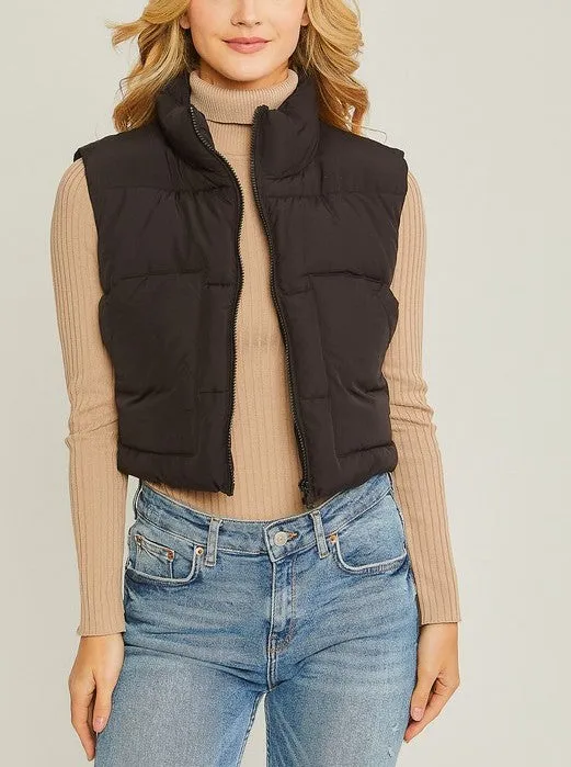 Moonbeam Cropped Vest