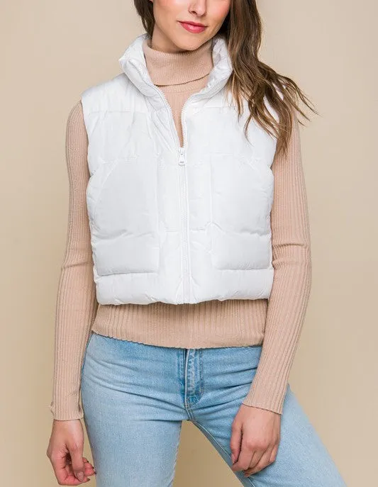 Moonbeam Cropped Vest