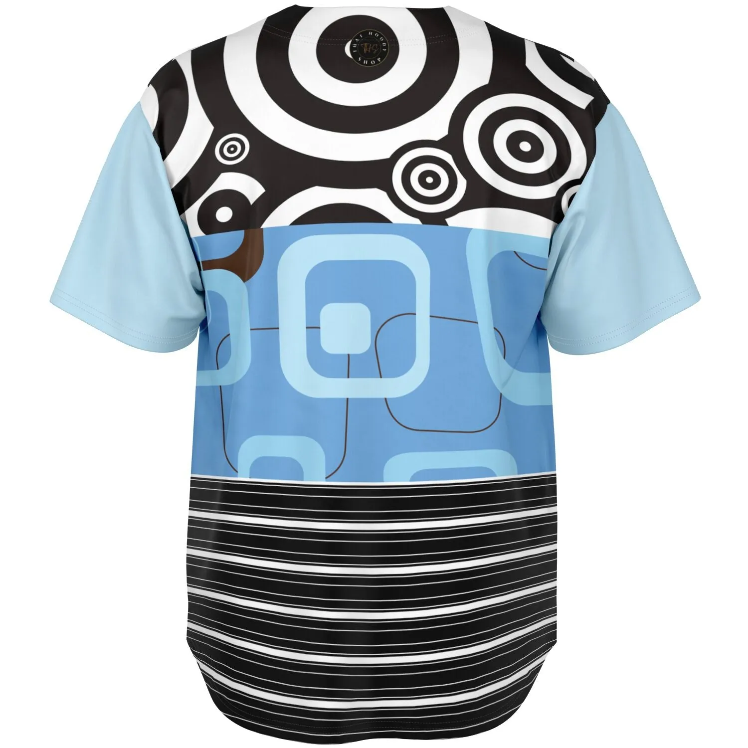 Pacific Palisades Patchwork Button Front Jersey