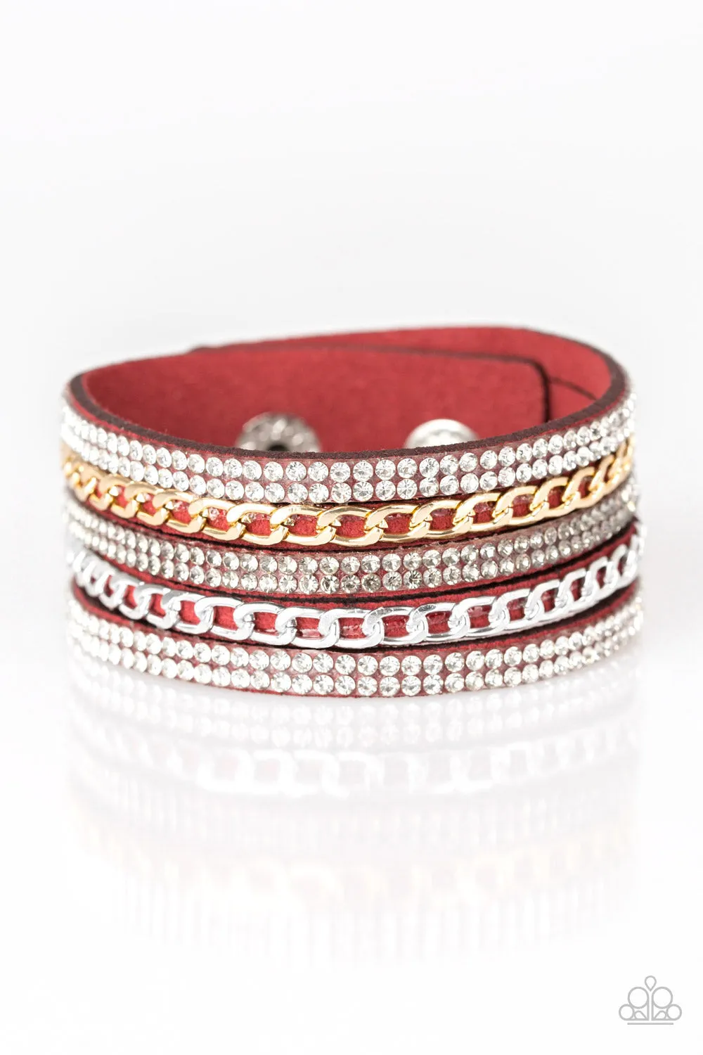 Paparazzi Fashion Fiend - Red Urban Bracelet