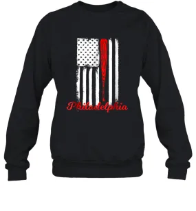 Philadelphia Baseball Flag For Philly Baseball Fans Sweatshirt