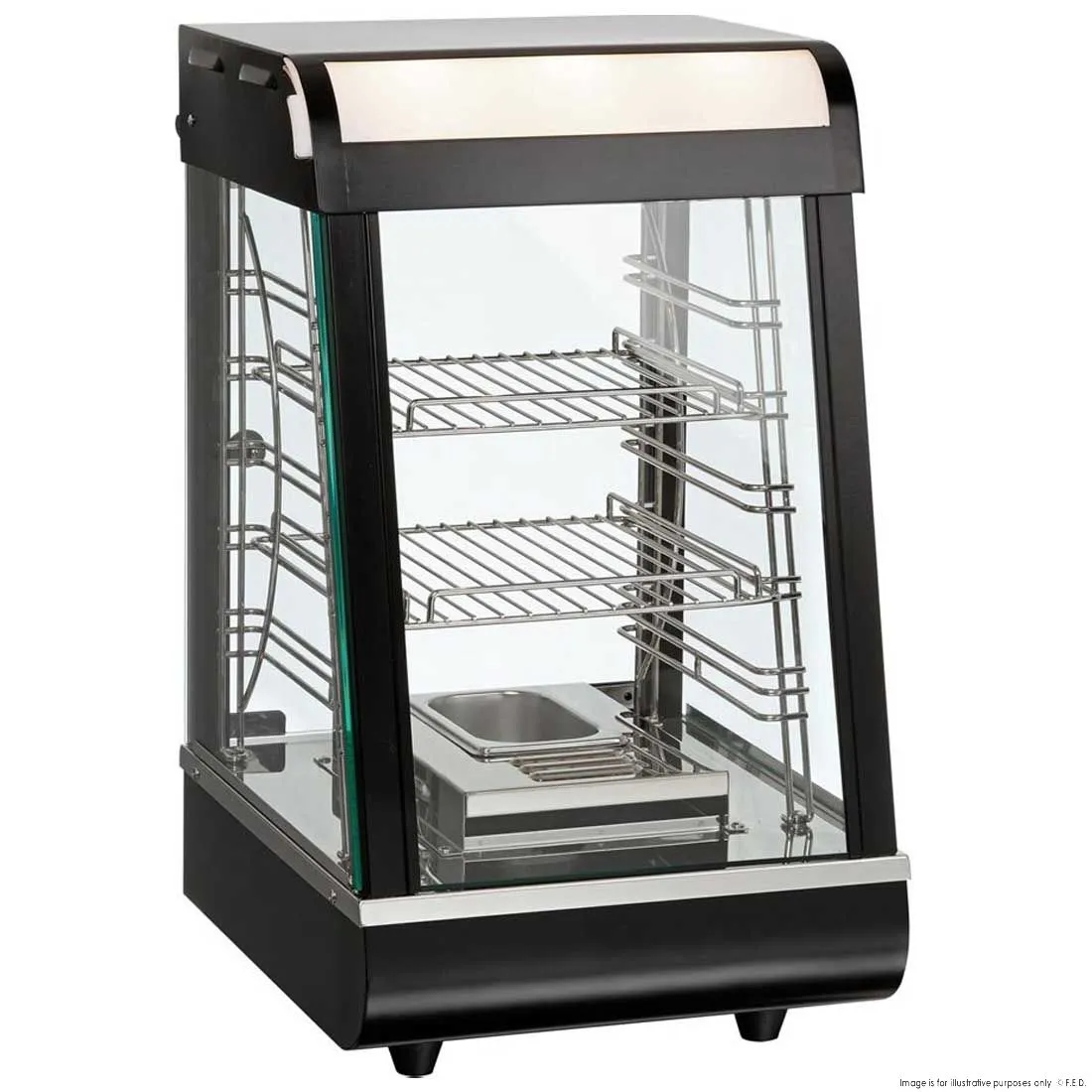 Pie Warmer & Hot Food Display - PW-RT/380/TG