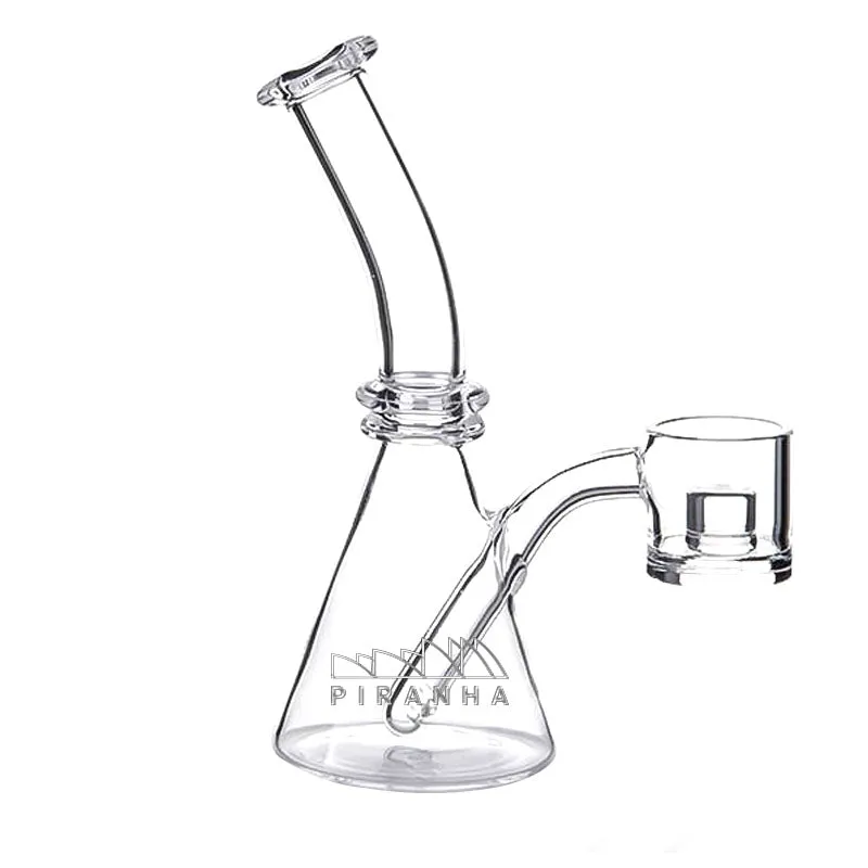 Piranha Quartz Beaker W/ Thick Bottom Reactor Core