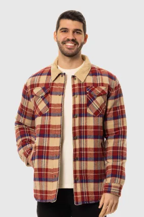 Plaid Sherpa Jacket