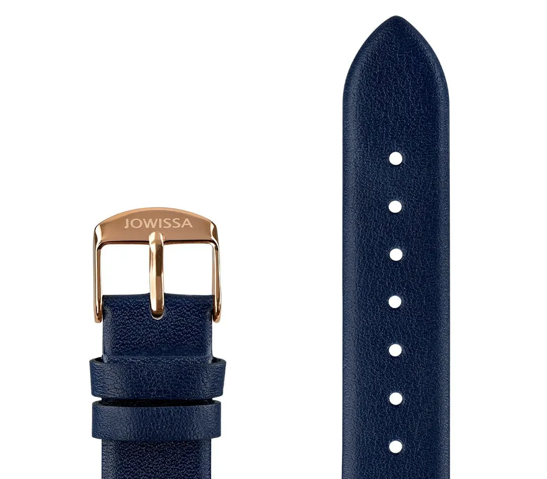 Plain Mat Leather Watch Strap E3.1449.L