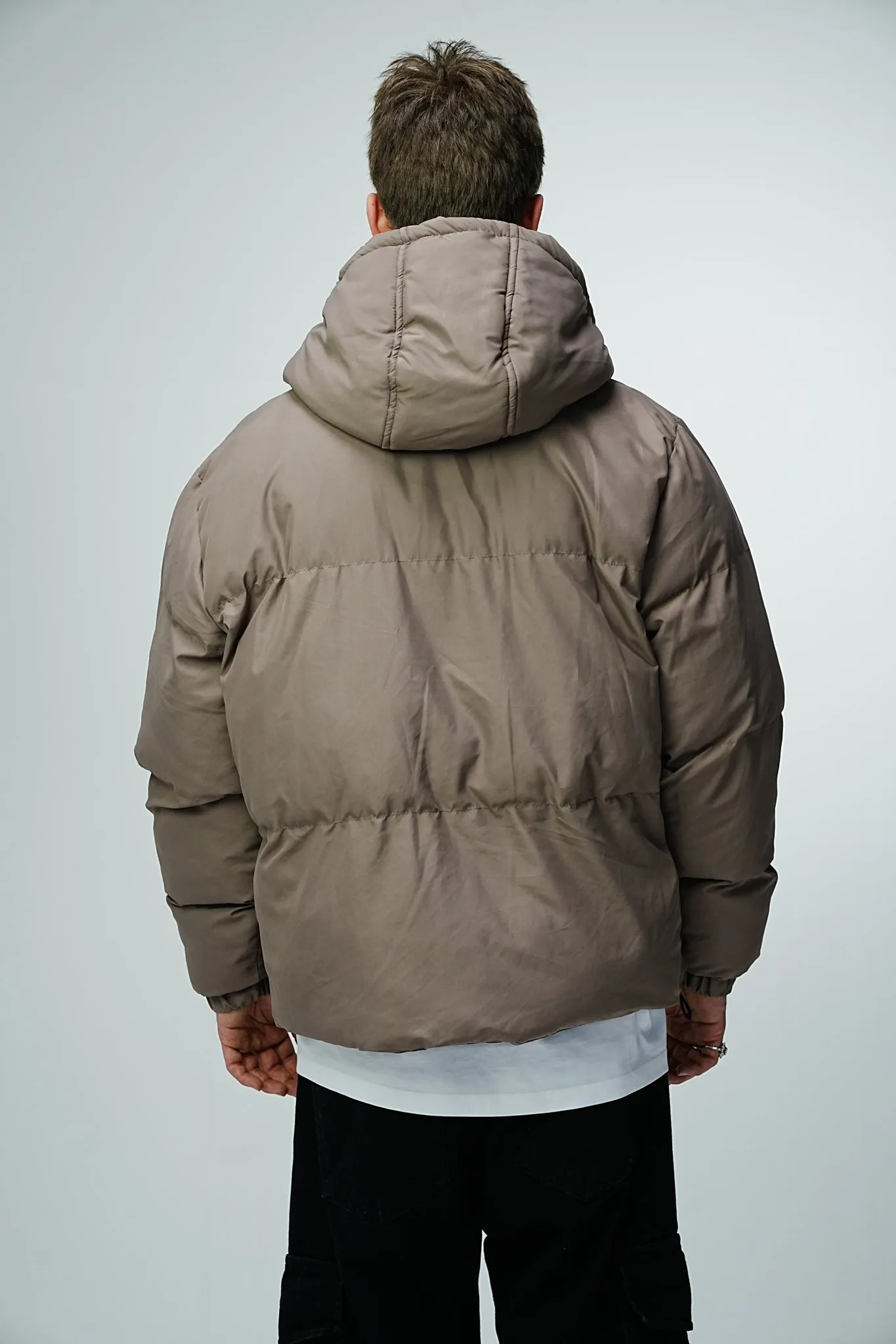 Premium Observer Puffer Jacket - Sepia Brown