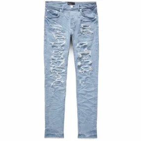 Purple Brand Overdye Blowout Repair Jean (Blue) P001-PBOB323