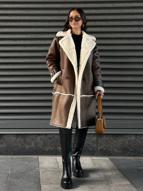 RD STYLE Nila Double Breasted Long Coat