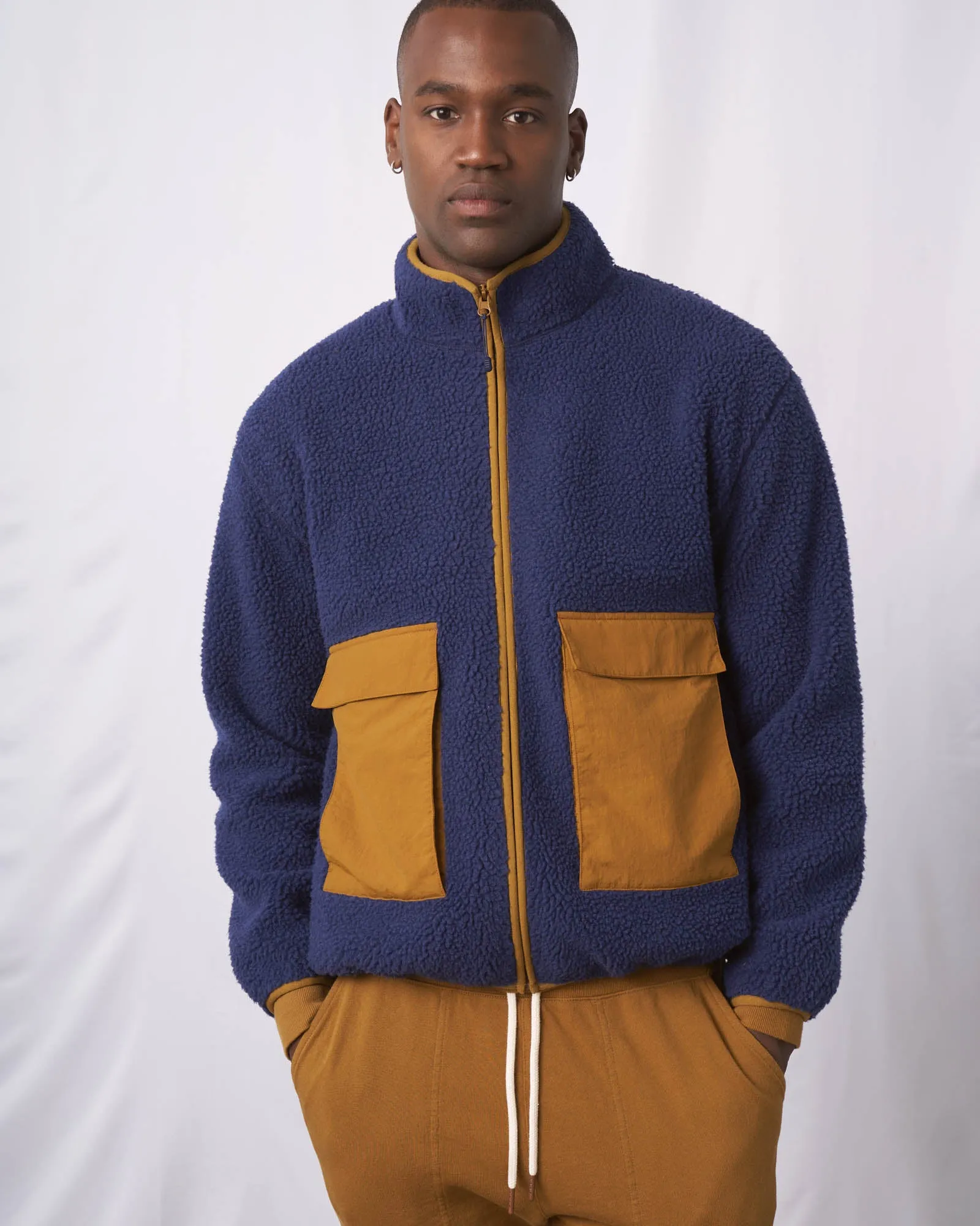 Recycled Sherpa Full Zip