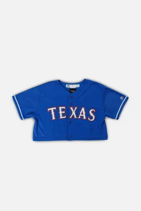 Rework Crop Texas Rangers MLB Jersey - S