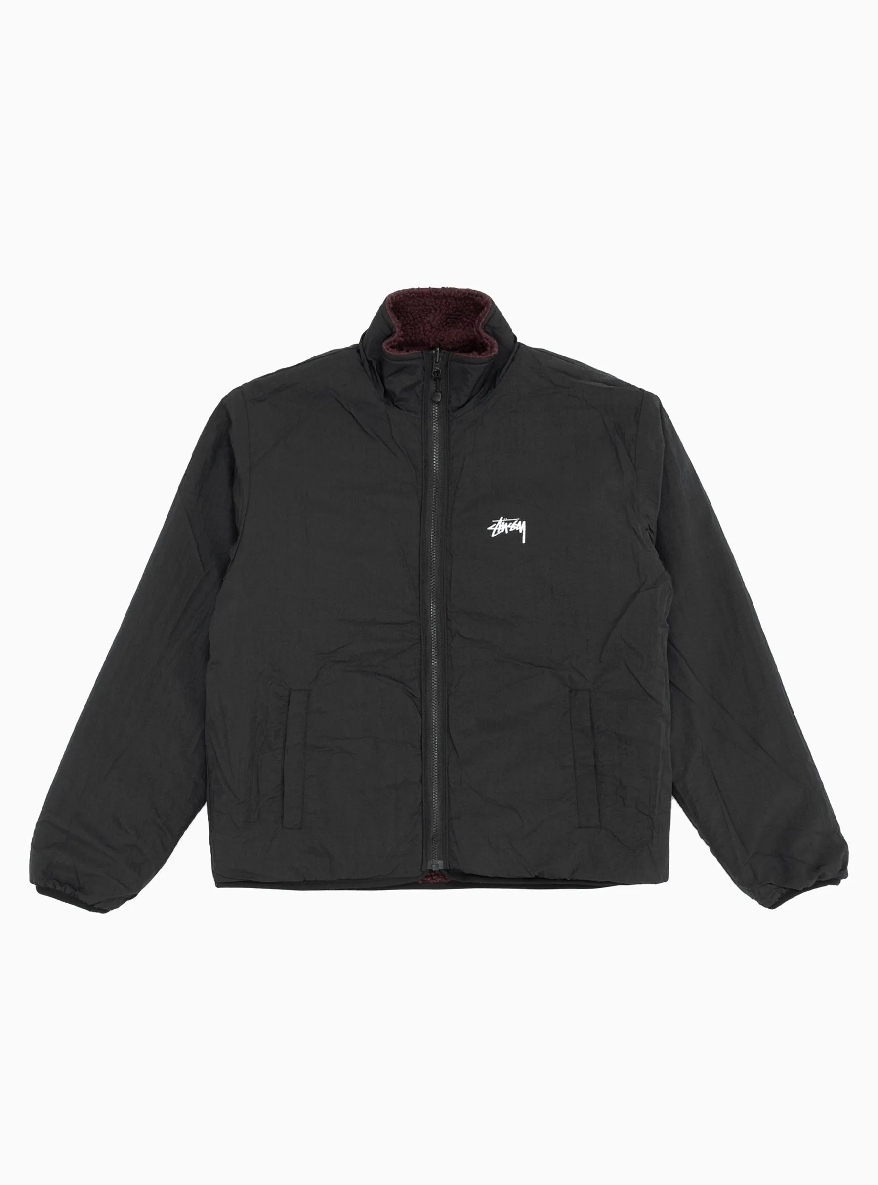 Sherpa Reversible Jacket Burgundy