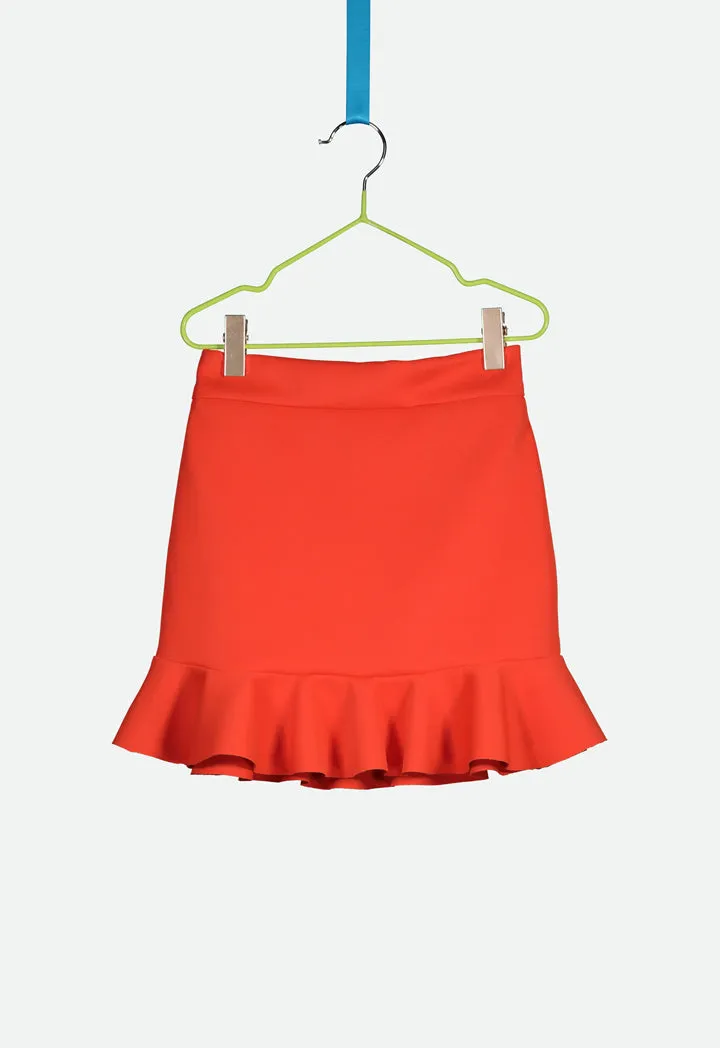 Soft Fabric Ruffle Skirt