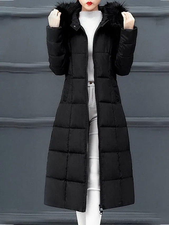 Stylish Women's Puffer Jacket with Hood for Winter Warmth