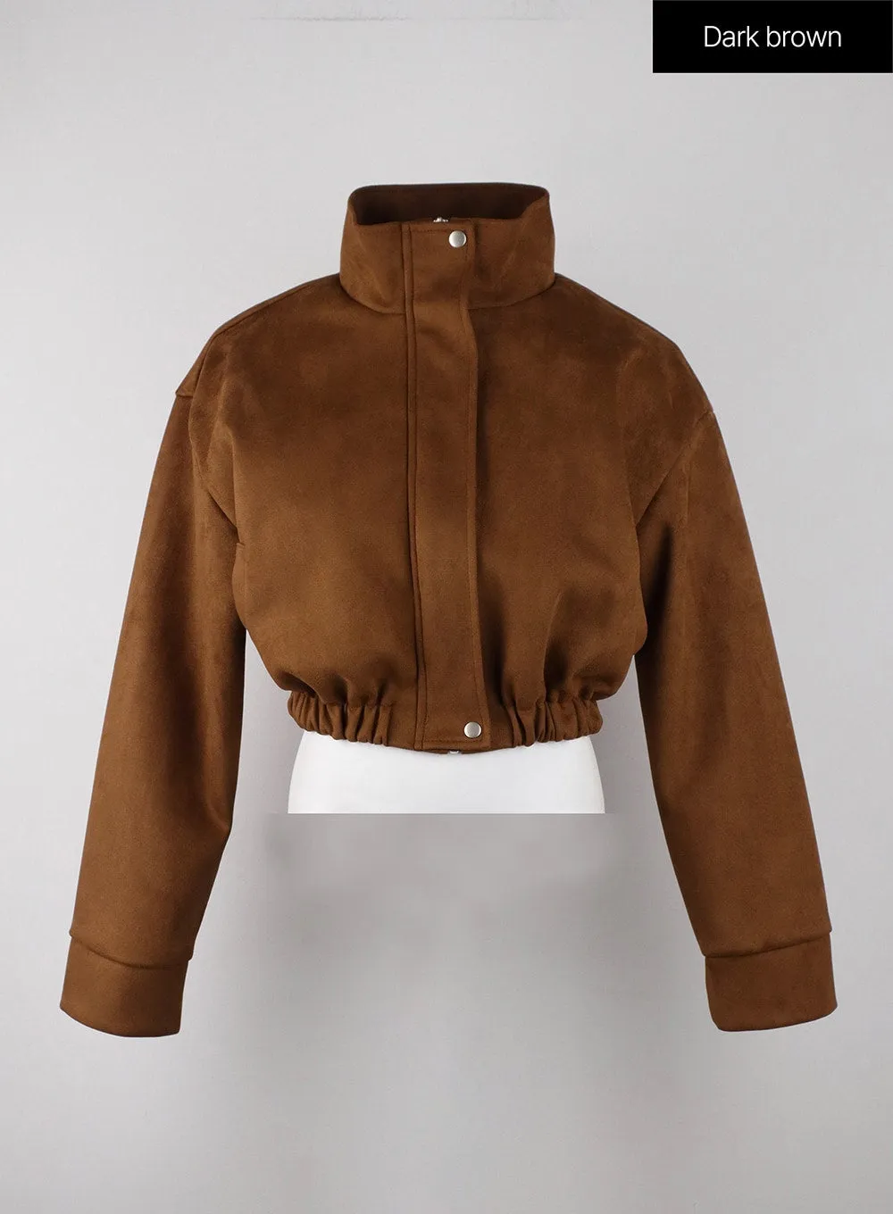 Suede Bomber Jacket IJ403