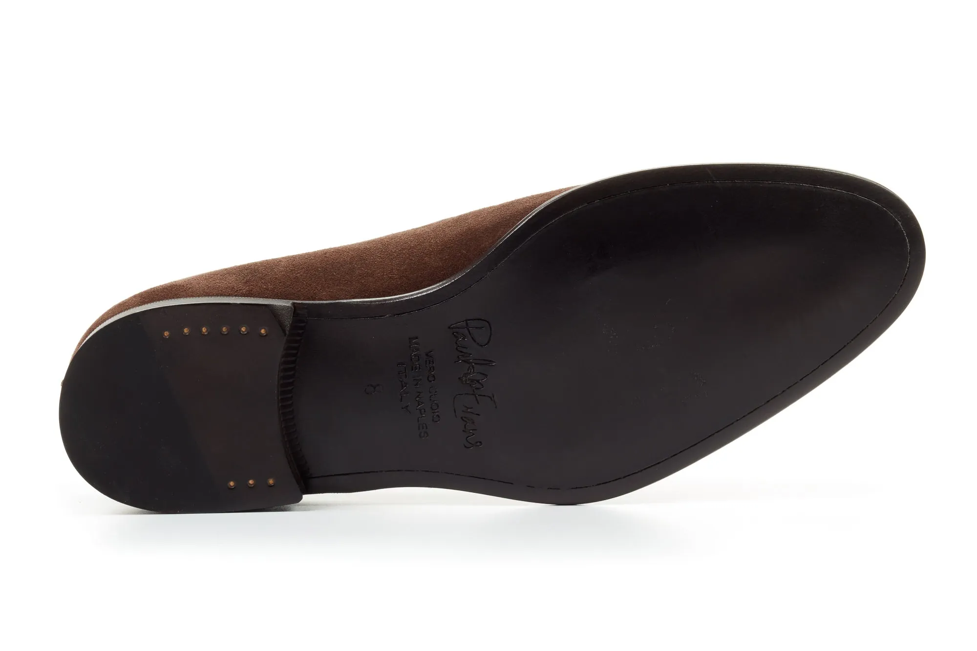 The Chaplin Tassel Loafer - Cafe Suede