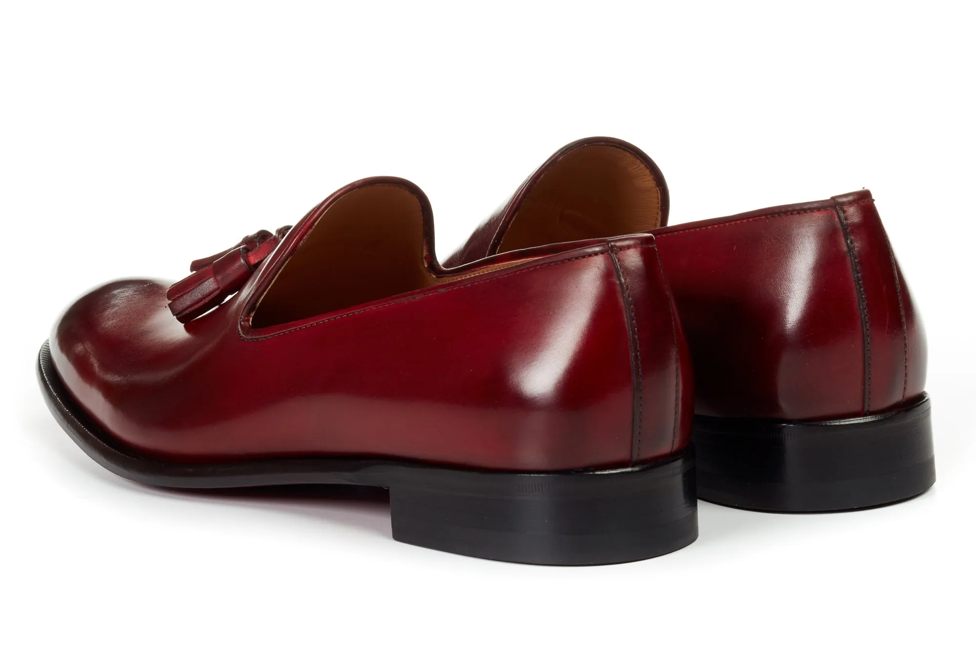 The Chaplin Tassel Loafer - Oxblood