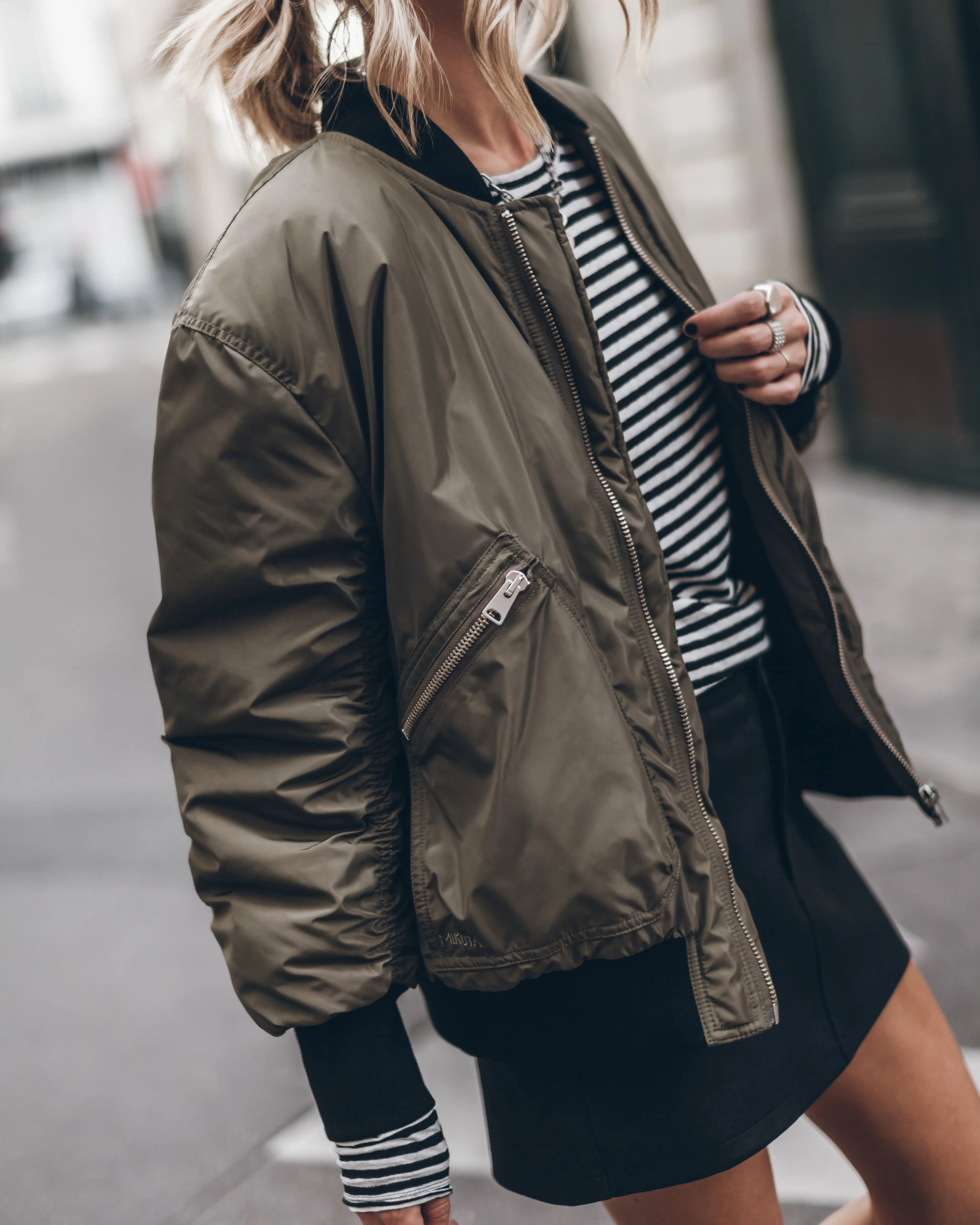 The Green Bomber Jacket