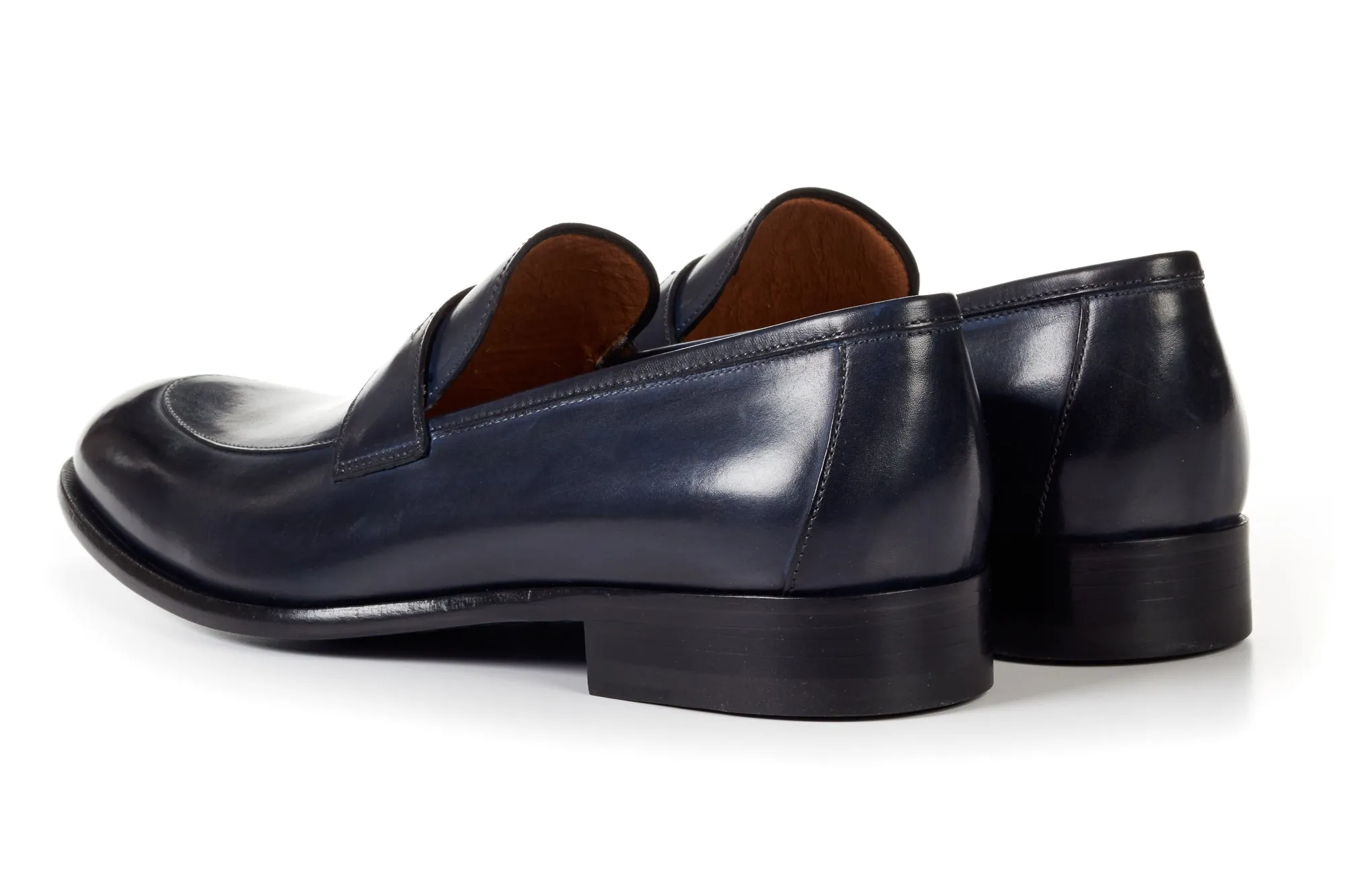 The Stewart Penny Loafer - Midnight Blue