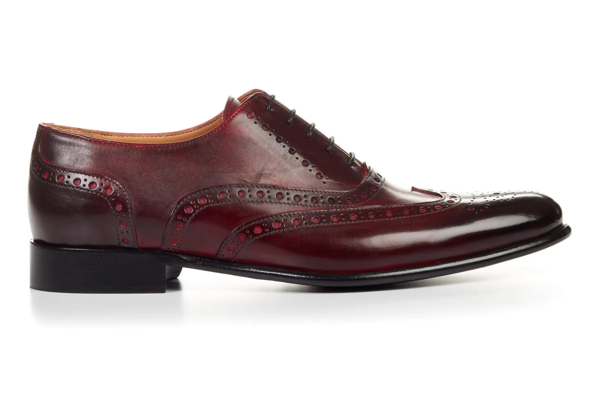 The West II Wingtip Oxford - Oxblood