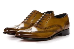 The West II Wingtip Oxford - Tobacco