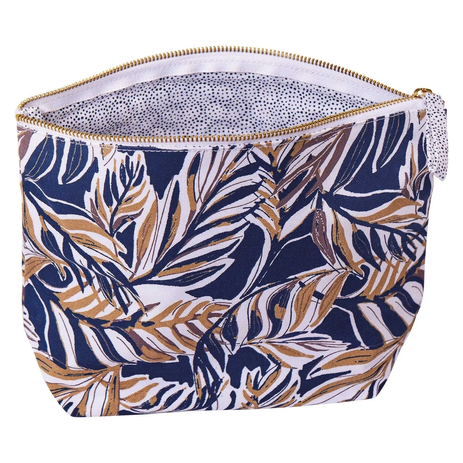 Tropic Navy Tan Large Relaxed Pouch