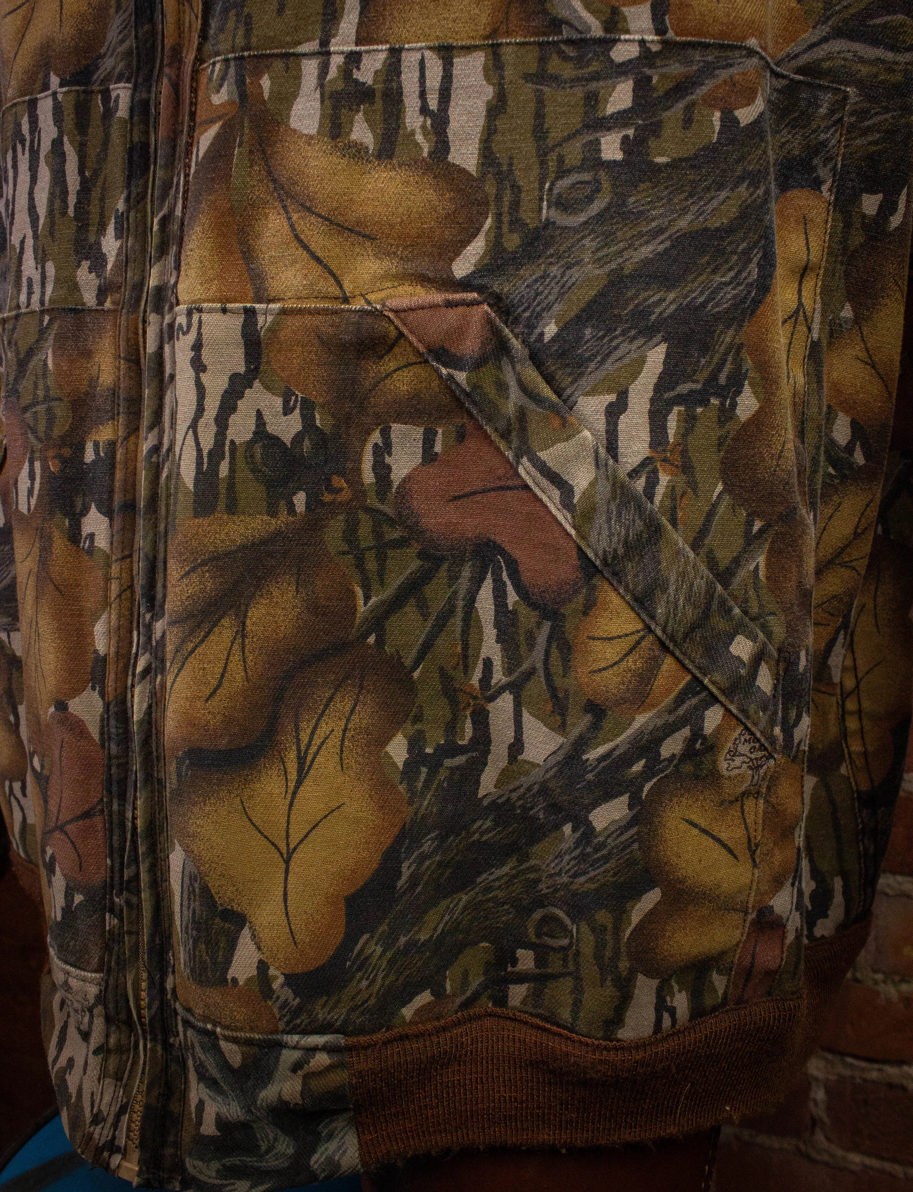 Vintage Mossy Oak Camo Zip Up Jacket XL