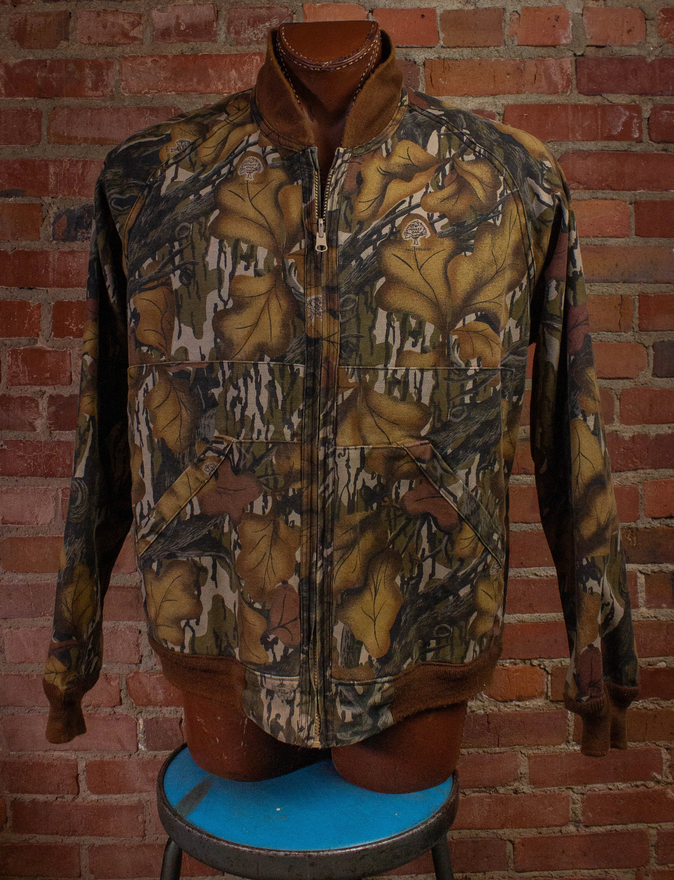 Vintage Mossy Oak Camo Zip Up Jacket XL