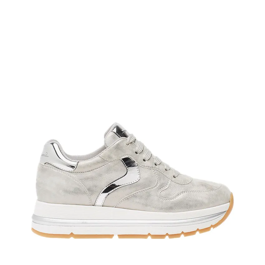 VOILE BLANCHE SNEAKERS MARAN VIT. SUMMER-SPECCHIO ARGENTO