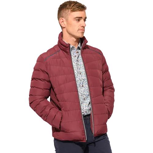 White Label Quilted Jacket - Red