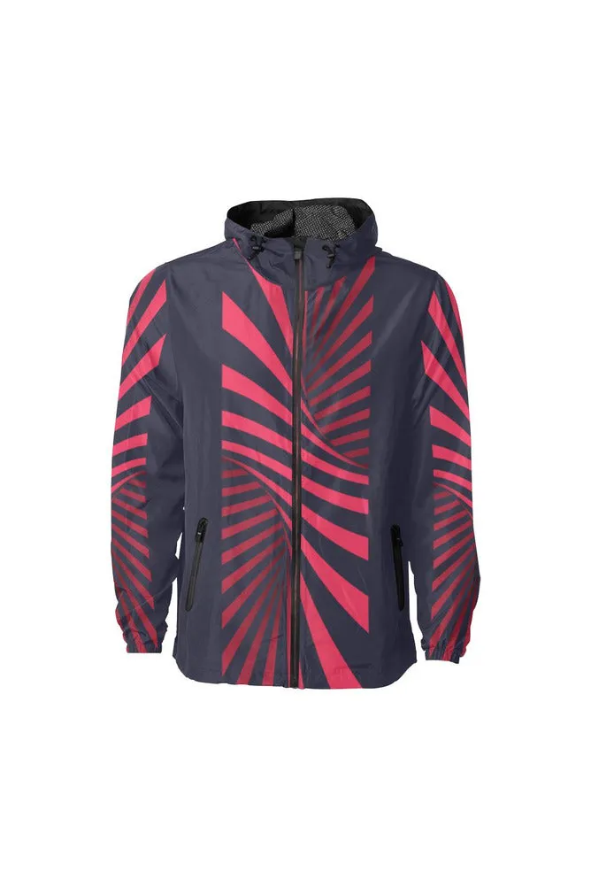 Winter Illusion All Over Print Windbreaker for Men (Model H23)