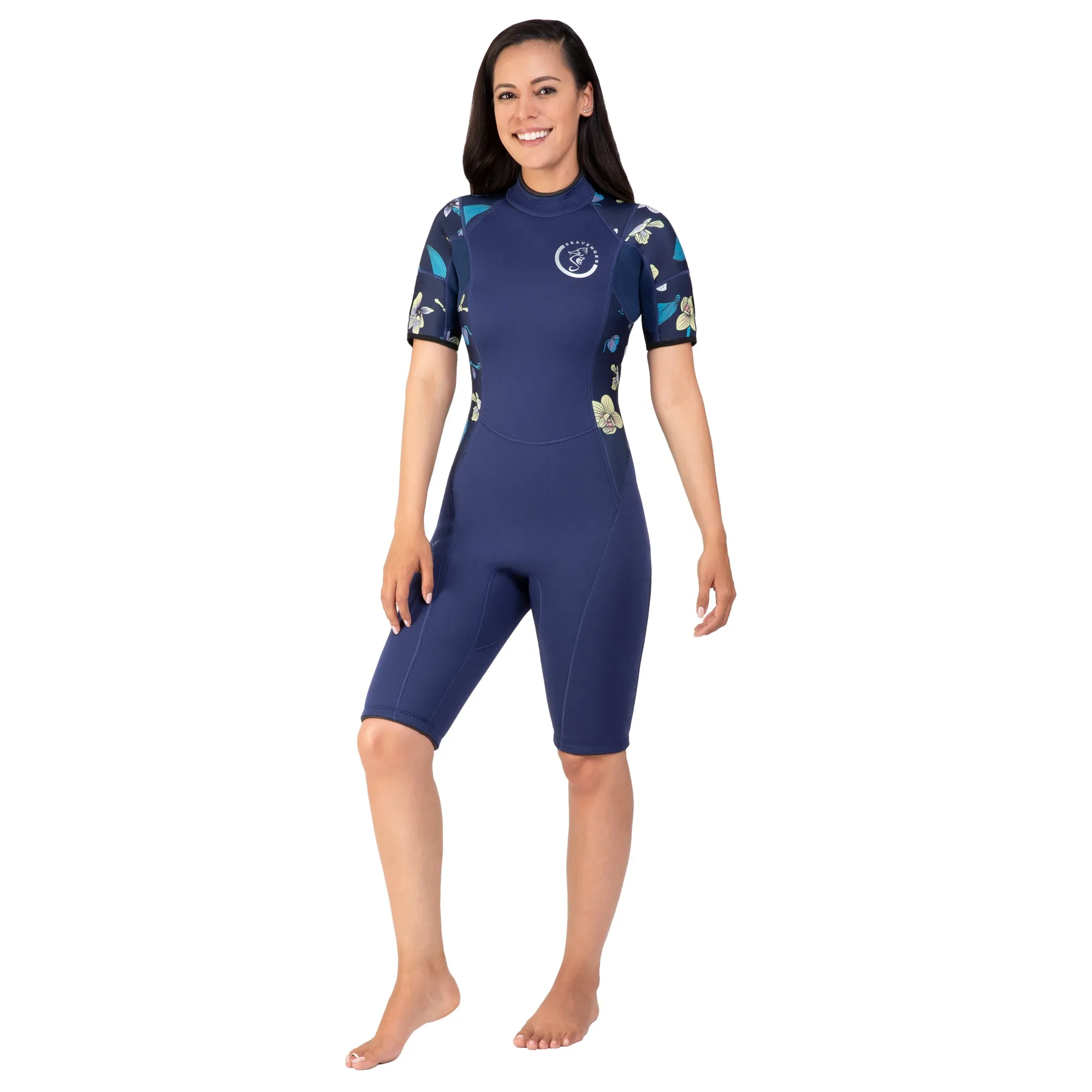 Women's 3mm Explorer Shorty Wetsuit - Orchid