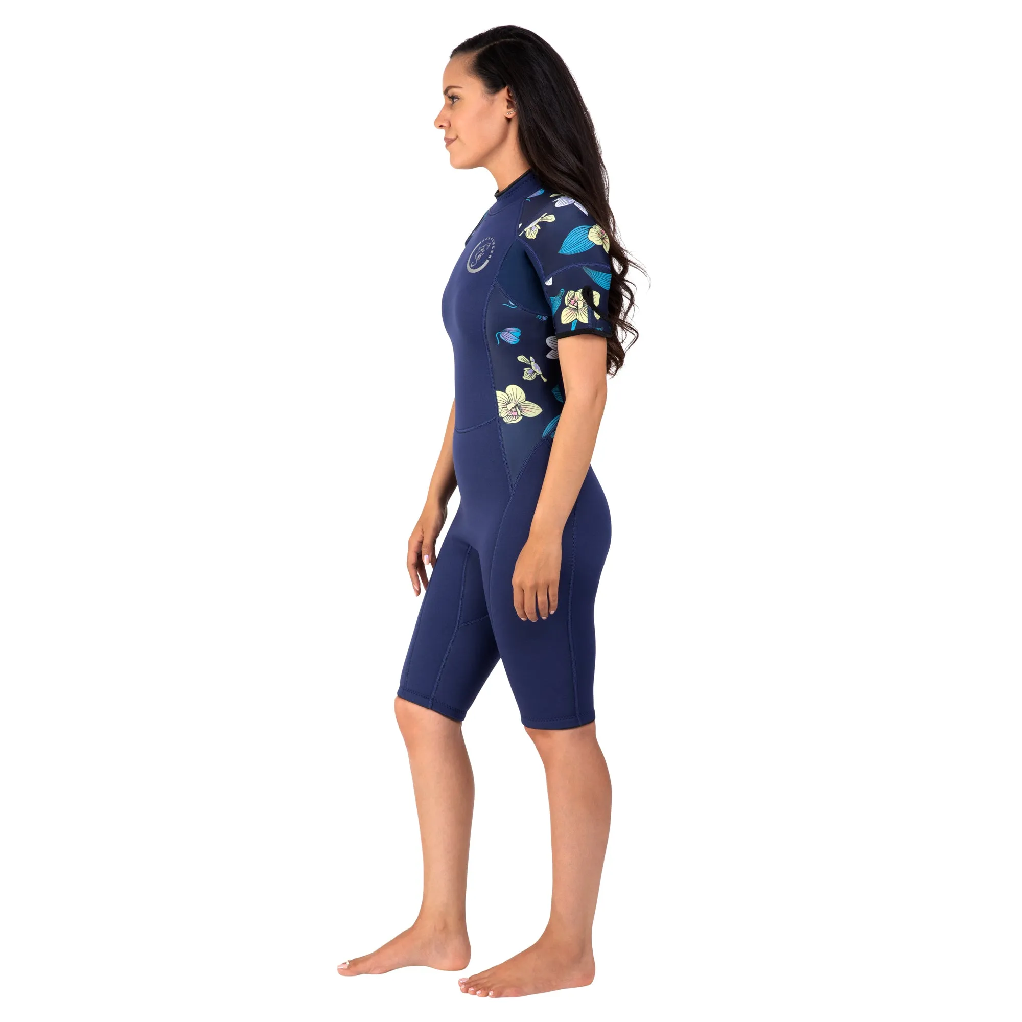 Women's 3mm Explorer Shorty Wetsuit - Orchid