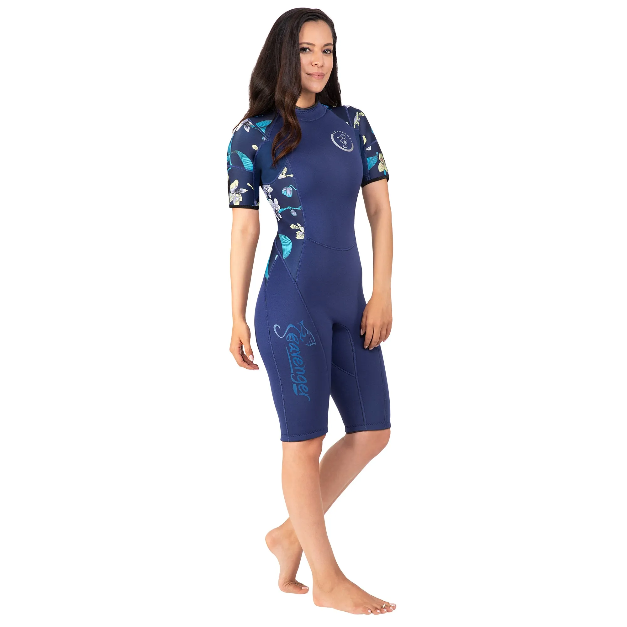 Women's 3mm Explorer Shorty Wetsuit - Orchid