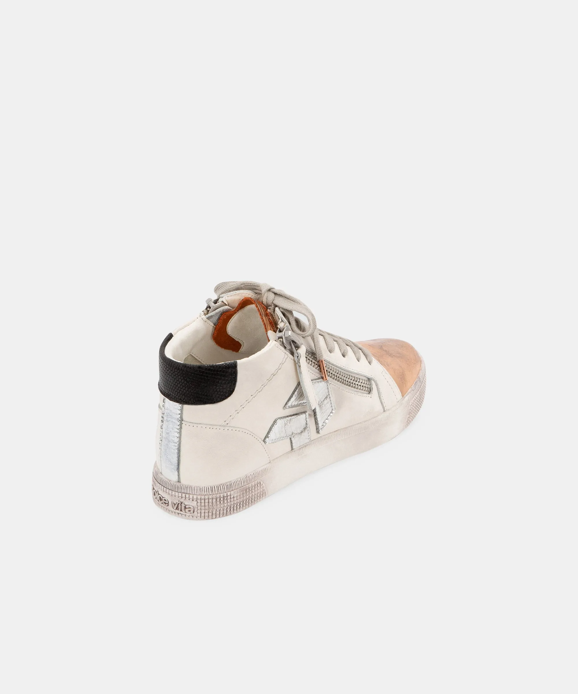 ZONYA SNEAKERS COPPER WHITE re:vita