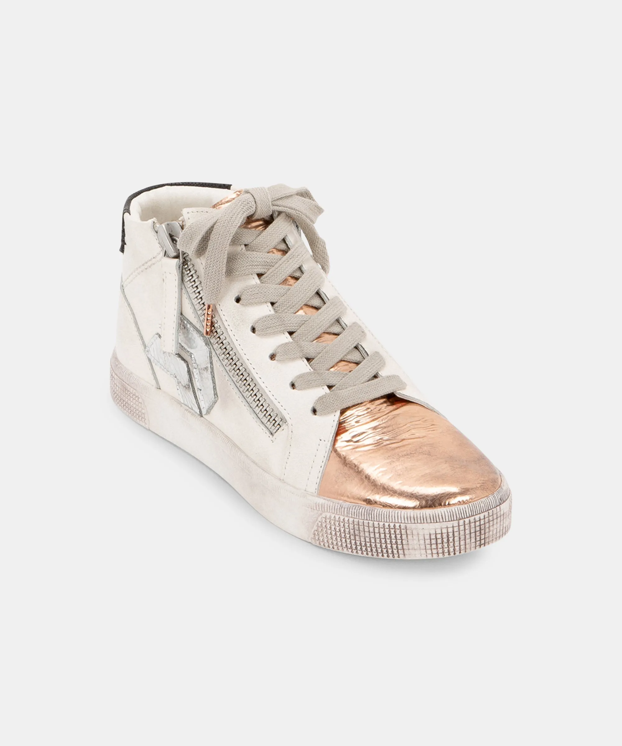 ZONYA SNEAKERS COPPER WHITE re:vita